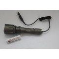 Factory price deep reflector hot spot remote control led tactical waterproof flashlight